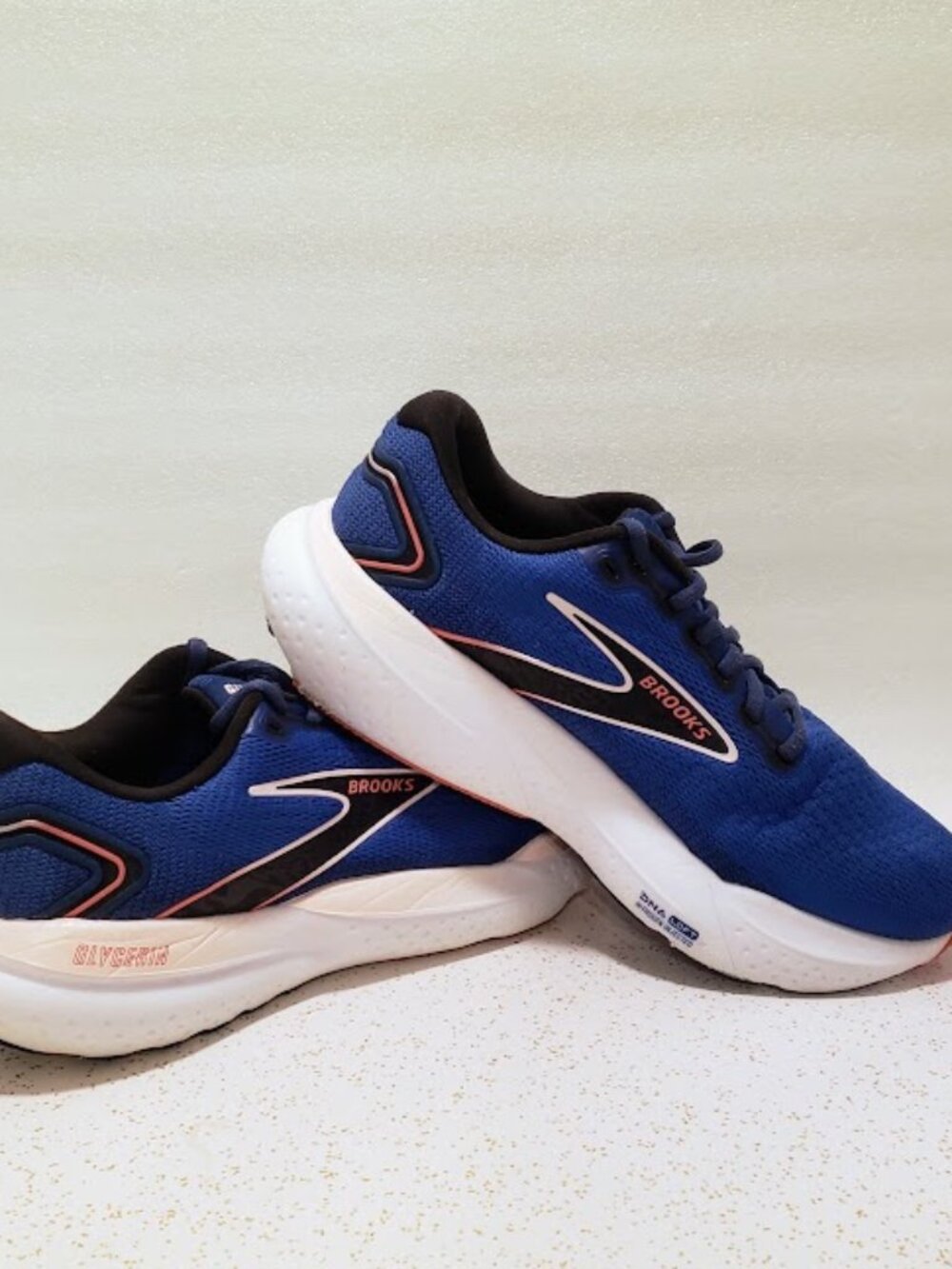 Brooks Glycerin 21 Women's Running Shoes Size 9.5 Wide D Blue Pink Max Cushion